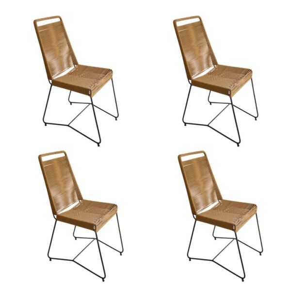 Sillas Tulum Respaldo Alto x 4 Unidades