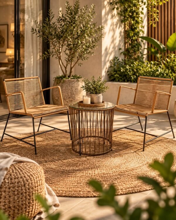 Combo : Sillón Poltrona + Mesa Tambor