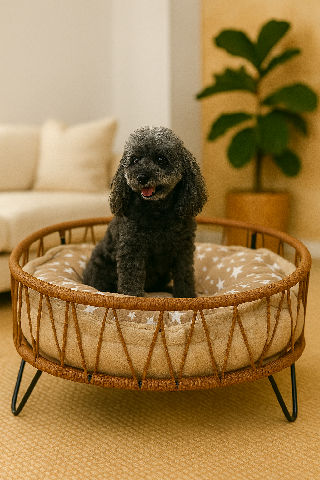 Disol 12 Cama para mascotas + Almohadón reversible + Base de contención (Razas Pequeñas/Medianas)