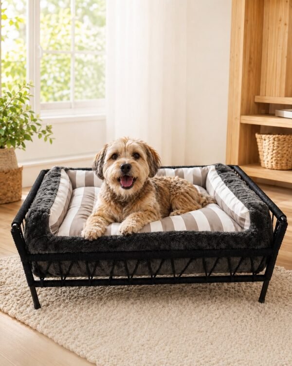 Cama para Mascotas Cuadrada ( 60 cm x 60 cm )